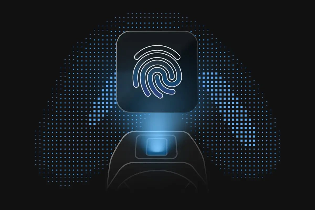 Fingerprint matched on a TokenCore authenticator before the credential will sign