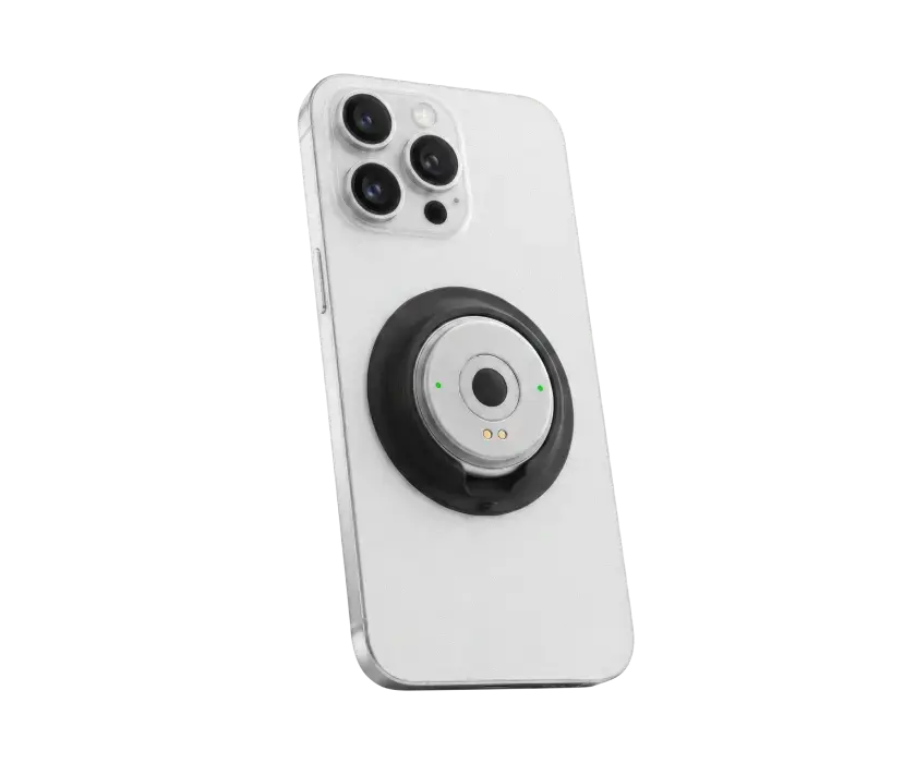 TokenCore™ Node in its phone mount accessory