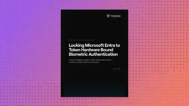 Cover of the Microsoft Entra deployment guide for TokenCore™
